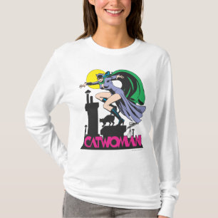 Camiseta Mulher-católica e logotipo rosa