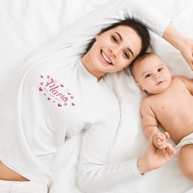 Camiseta Mulher Chefe Rainha (mama)