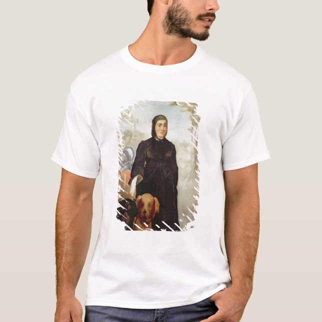 Camiseta Mulher com cães, 1858 de Manet | (Frente)