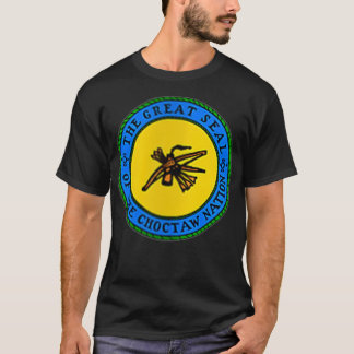 Camiseta Mulher com duas faces Sinalizador Choctaw Nation C