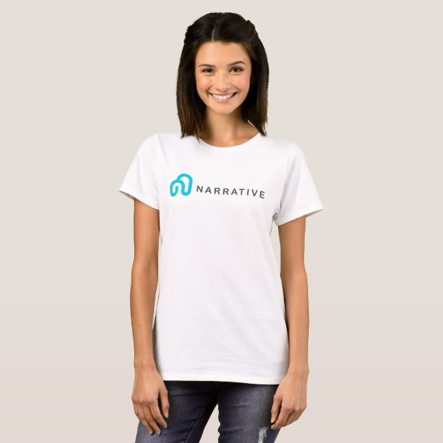 Camiseta Mulher com NRVE, t-shirt narrativo (Frente Completa)