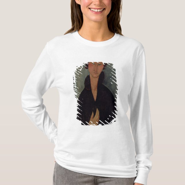 Camiseta Mulher com olhos azuis, c.1918 (Frente)