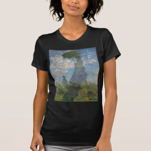 Camiseta Mulher com Parasol - Madame Monet e seu filho