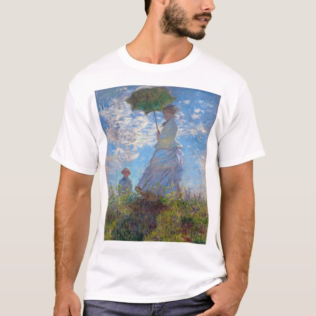 Camiseta Mulher com Parasol, Monet (Frente)