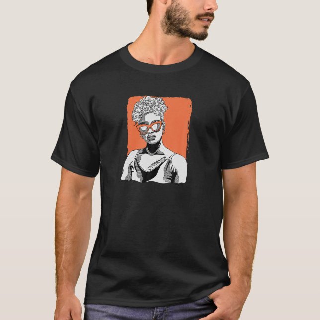 Camiseta Mulher com Reggaeton Tattoo (Frente)