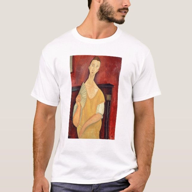 Camiseta Mulher com um fã 1919 (Frente)