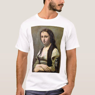 Camiseta Mulher com uma Pérola, Camille Corot, 1868-1870