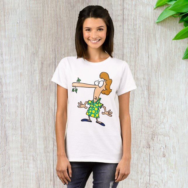 Camiseta Mulher Contando Mentiras (Criador carregado)