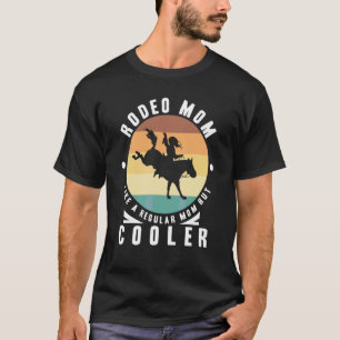 Camiseta Mulher Cowgirl Howdy Cavaleira Rancher Mãe Haste