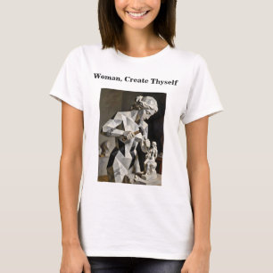 Camiseta Mulher, Crie a Si Mesma – Retrato Auto Construído