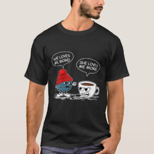 Camiseta Mulher Crochet Café Argue Yarn Artesanato Knitting