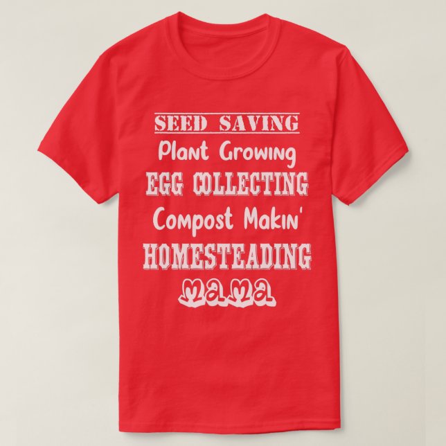 Camiseta Mulher: Cute Homestead Mama TShirt (Frente do Design)