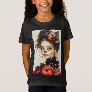 Camiseta Mulher Da Cara Do Crânio