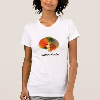 Camiseta mulher da cor