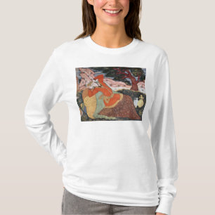 Camiseta Mulher da corte de Shah Abbas mim, 1585-1627