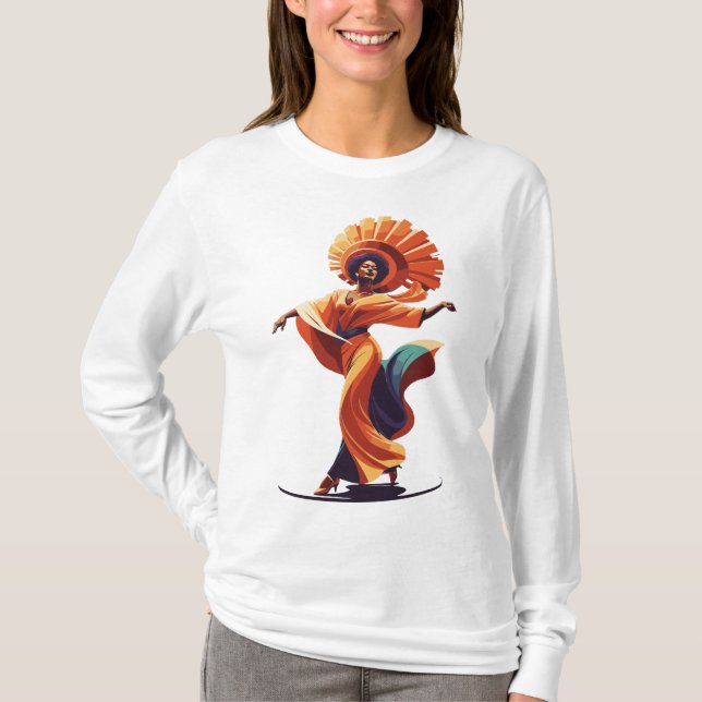 Camiseta mulher dança (Frente)