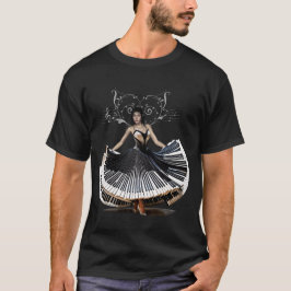 Camiseta Mulher dançante elegante