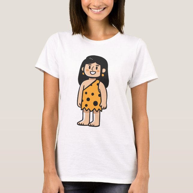 Camiseta Mulher das cavernas Oona (Frente)
