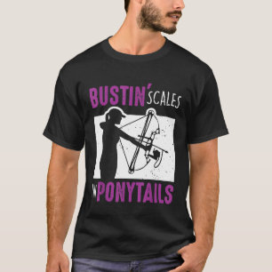 Camiseta Mulher de Arco e Flecha Pescando Garota