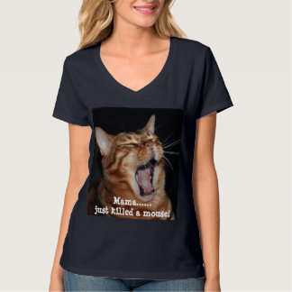 Camiseta Mulher de canto da paródia da canção da rainha do