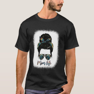 Camiseta Mulher de Coque Desarrumado & Vida de Mãe de Camin