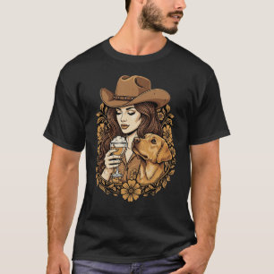 Camiseta Mulher de Desenho Animado Clássico e Amor de Cacho