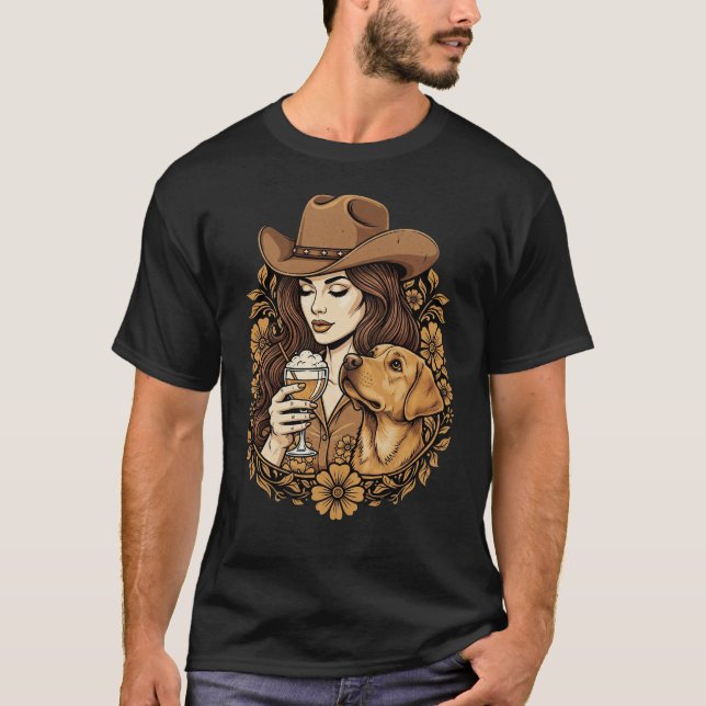 Camiseta Mulher de Desenho Animado Clássico e Amor de Cacho (Frente)