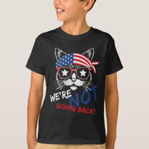 Camiseta Mulher de Gato Idiota Não vamos voltar Ka