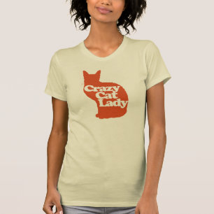 Camiseta Mulher de gato louca