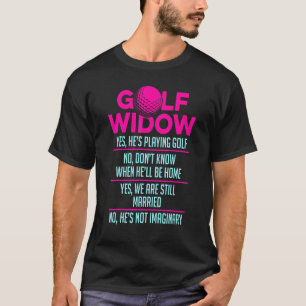 Camiseta Mulher De Golfe Ainda Casada Com Golfe Engraçado G