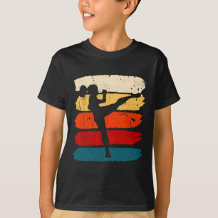 Camiseta Mulher de Kickboxing Kickboxer Karate Boxe Luta de