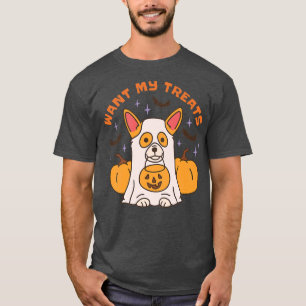 Camiseta Mulher de Menino do Fantasma do Cavalo das Bruxas
