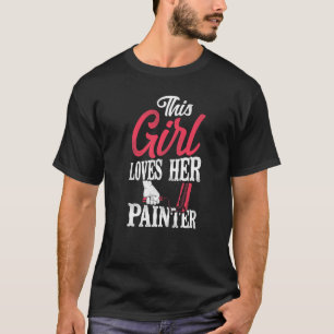 Camiseta Mulher de Namorada do Decorador da Casa Esta Menin