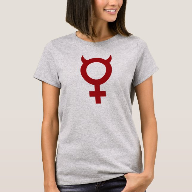 Camiseta Mulher desagradável (Frente)