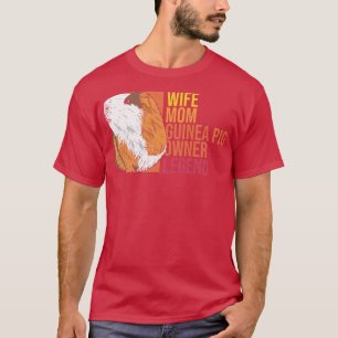 Camiseta Mulher, Design de porco-gueira-branca para o seu P