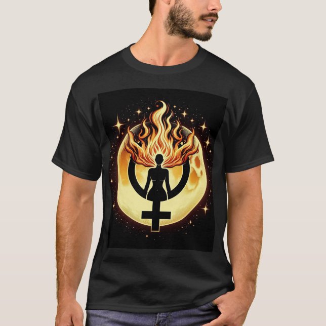 Camiseta Mulher Deusa (Frente)