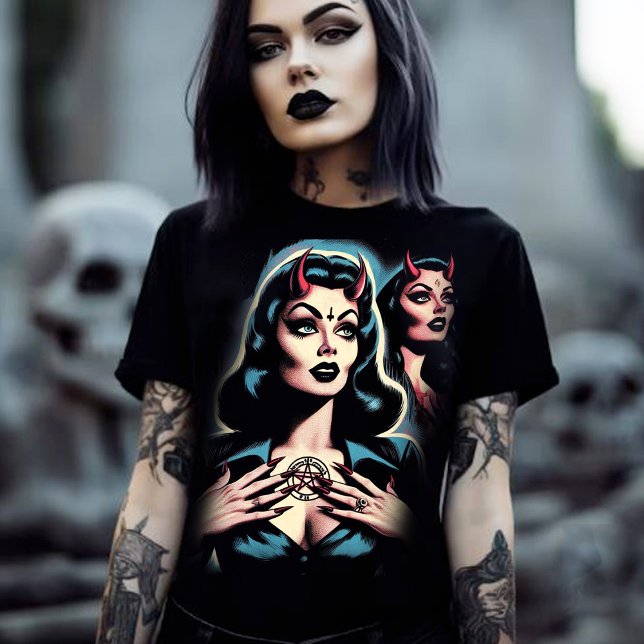 Camiseta Mulher Devilista Hot (Criador carregado)
