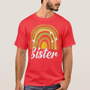 Camiseta Mulher Dia de as mães Bonita Irmã Rainbow Mãe G