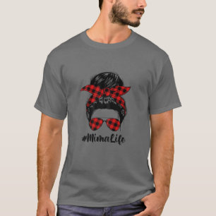 Camiseta Mulher Dia de as mães Bonita Mensagem Cabelo Mima