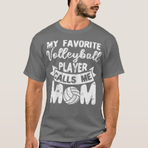 Camiseta Mulher Dia de as mães De Vball Meu Pl De Voleibol 