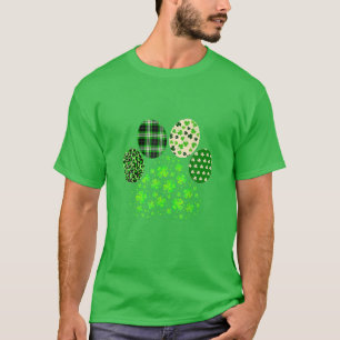 Camiseta Mulher: Dia de São Patrício de galpões de cães