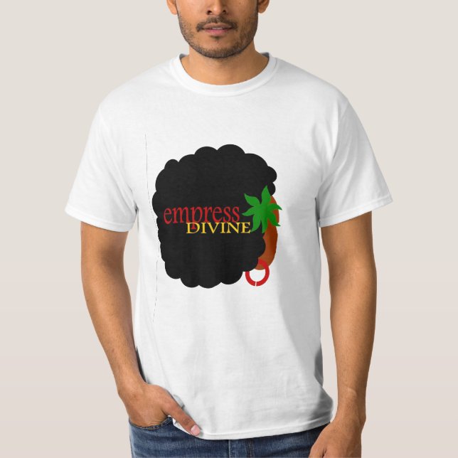 CAMISETA MULHER DIVINA DA IMPERATRIZ RASTA (Frente)
