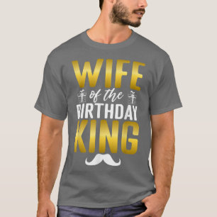 Camiseta Mulher do aniversário do Rei Marido