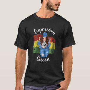 Camiseta Mulher do Capricórnio boliviano Rainha da Bolívia