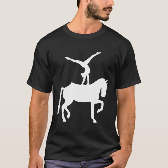 Camiseta Mulher do Horse Vaulting (Frente)