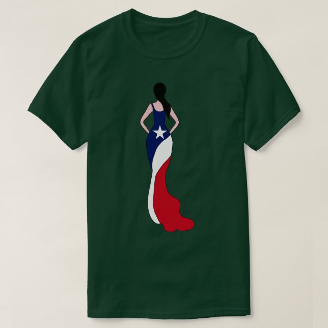 Camiseta Mulher do Texas (Frente do Design)