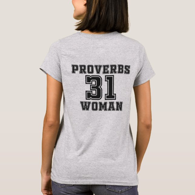 Camiseta Mulher dos provérbio 31 (Verso)