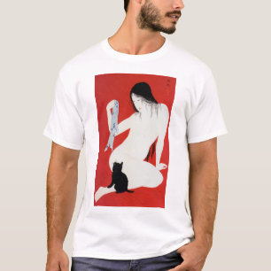 Camiseta Mulher e Gatinho Negro, Takahashi Shotei