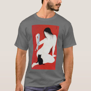 Camiseta Mulher e Gatinho Negro, Takahashi Shotei