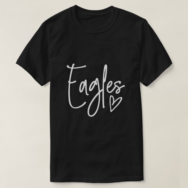 Camiseta Mulher Eagles Espirita da Equipe de Ventiladores d (Frente do Design)